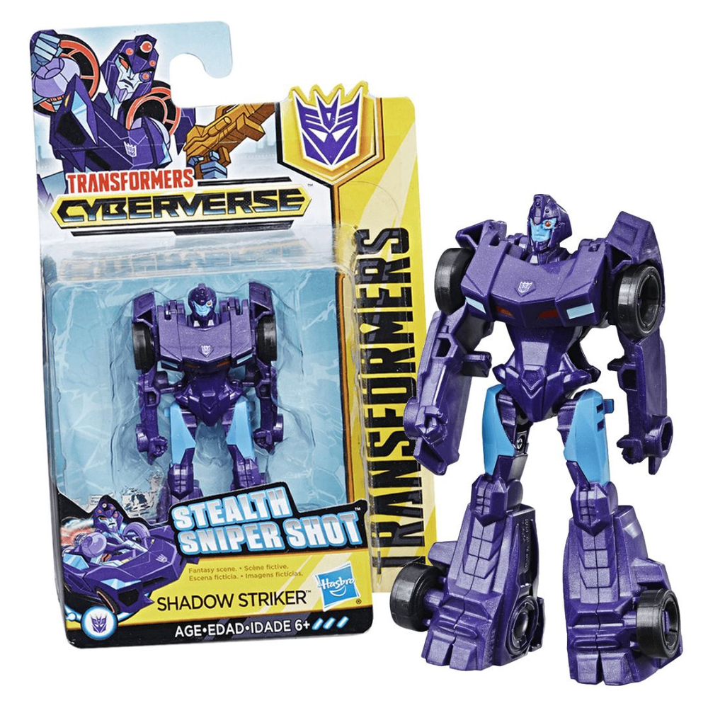 Figura Transformers Cyberverse shadow striker Hasbro E1883 em Promo o na Americanas