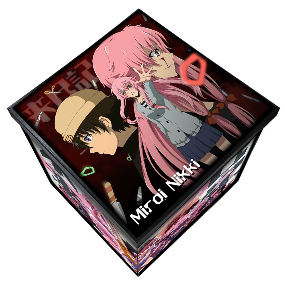 Caixa Box Grande - Mirai Nikki - Madeira mdf - Mr. Rock - Anime em Promoção  na Americanas