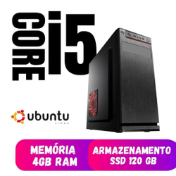 Computador Desktop Cpu Montada i5 4gb Ram 120gb de SSd Hdmi Linux Ubuntu Teclado, Mouse e Wifi Menor preço em Computador Desktop Cpu Montada i5 4gb Ram 120gb de SSd Hdmi Linux Ubuntu Teclado, Mouse e Wifi