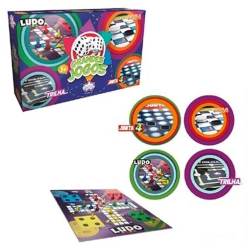 Grandes Jogos Big Star 1 tabuleiro Dama Ludo Trilha Junta 4 com 64 Peças é boa?