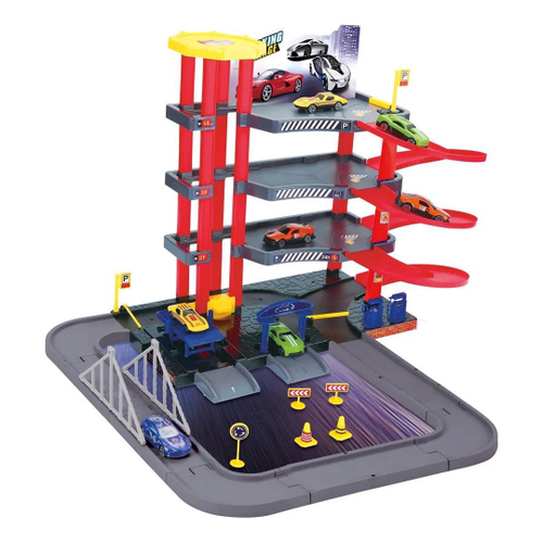 Pista De Carrinho Infantil Speedster Helicóptero Double Park - R$ 210,81