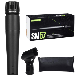 Microfone Shure SM57-LC Para Vocais e Instrumentos Menor preço em Microfone Shure SM57-LC Para Vocais e Instrumentos