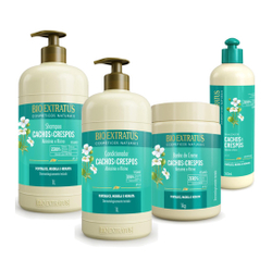 Kit Bio Extratus Cachos E Crespos 4 Produtos 1L Oficial Menor preço em Kit Bio Extratus Cachos E Crespos 4 Produtos 1L Oficial