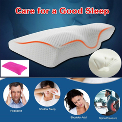 2020 Novo W Espuma De Memória Travesseiro Ortopédico Cervical Contour Pillow Para Anti-Ronco Alívio Da Dor No Pescoço Suave Travesseiro de Recuperação Lenta Com Capa de Almofada Lavável é boa?