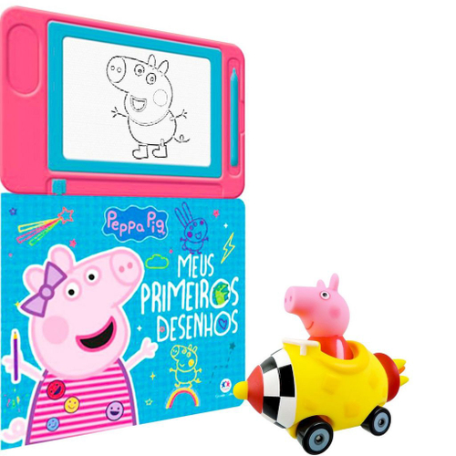 Livro Lousa magnética Peppa Pig - Meus primeiros desenhos - Ciranda Cultural