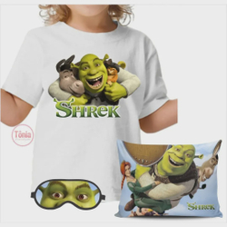 camiseta shrek e fiona