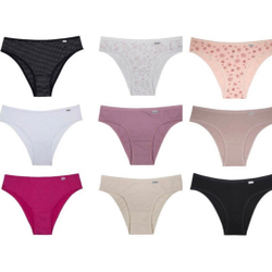Kit 3 Calcinhas Delrio 51354 Algodão Biquíni Tanga Juvenil Adulto Menor preço em Kit 3 Calcinhas Delrio 51354 Algodão Biquíni Tanga Juvenil Adulto