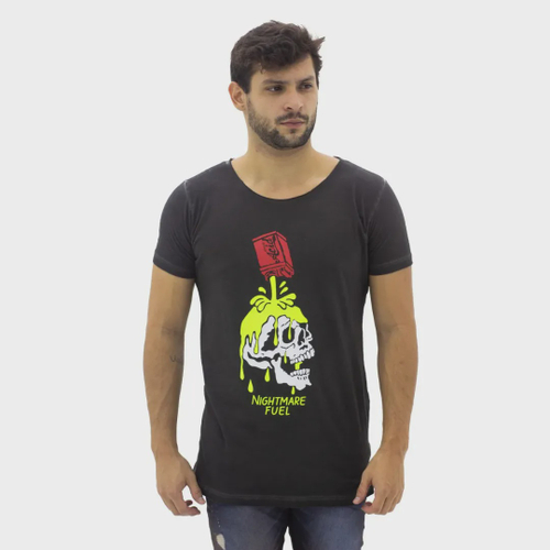 Camiseta John John Caveira Asas Masculina em Promoção na Americanas