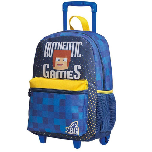 Mochila De Rodinhas Authentic Games 20M Lidia Sestini Rosa