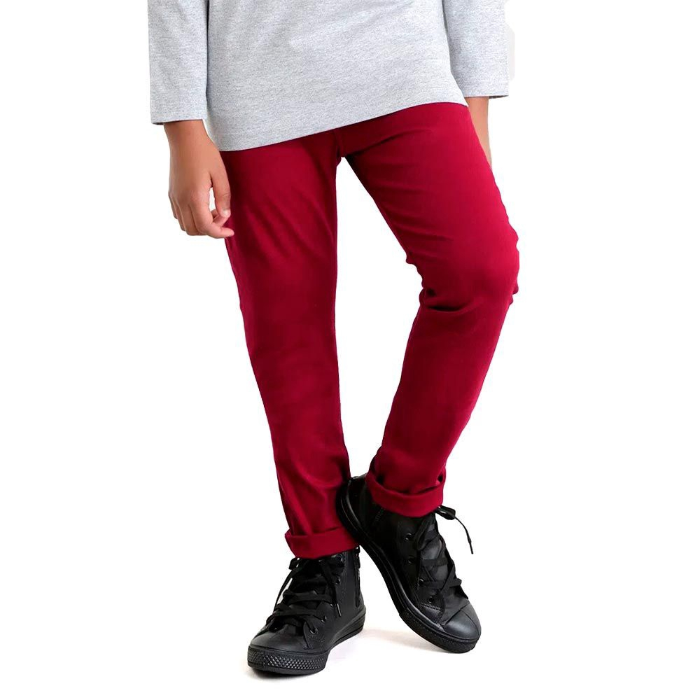 Calça sarja best sale masculina bordo