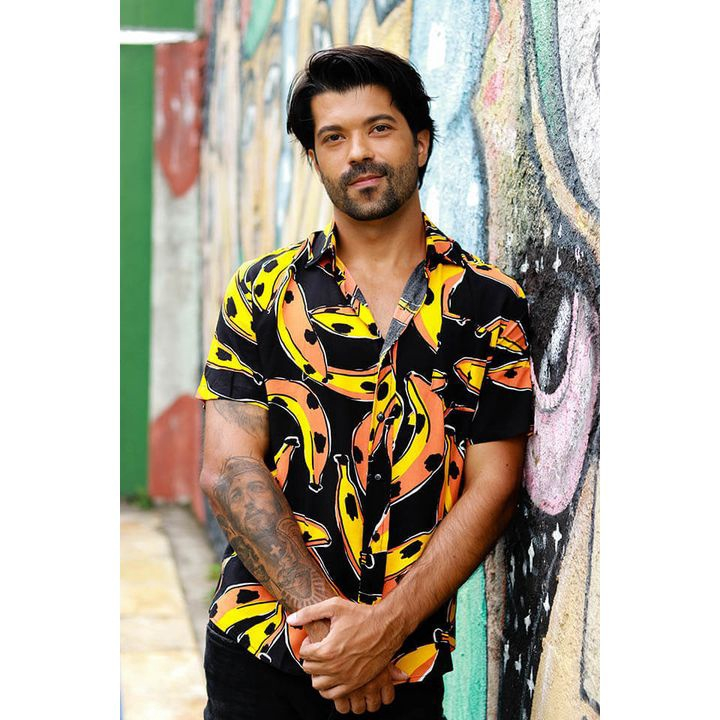 camisa estampa banana