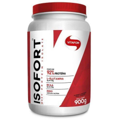 Whey Protein Isofort (900g) - Baunilha - Vitafor Menor preço em Whey Protein Isofort (900g) - Baunilha - Vitafor