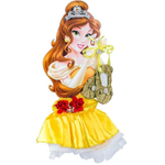 Fantasia Kit Bela Infantil (Bela e a Fera) Com Saia e Sapatilha
