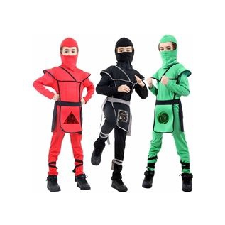 Fantasia Ninja Cosplay Infantil Masculino