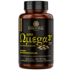 Super Omega 3 tg 180 Caps - Essential Nutrition - Full Entrega Rapida Menor preço em Super Omega 3 tg 180 Caps - Essential Nutrition - Full Entrega Rapida