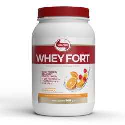 Whey Fort 900g - Vitafor - Laranja com Acerola é boa?