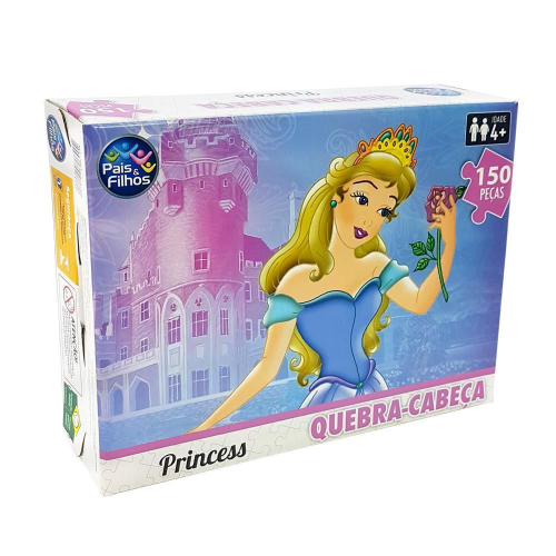 Quebra-Cabeça Princess 150 Peças - Pais e Filhos