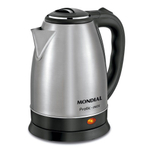 Chaleira elétrica 2 litros 1.200 watts Pratic Inox - CE-06 - Mondial