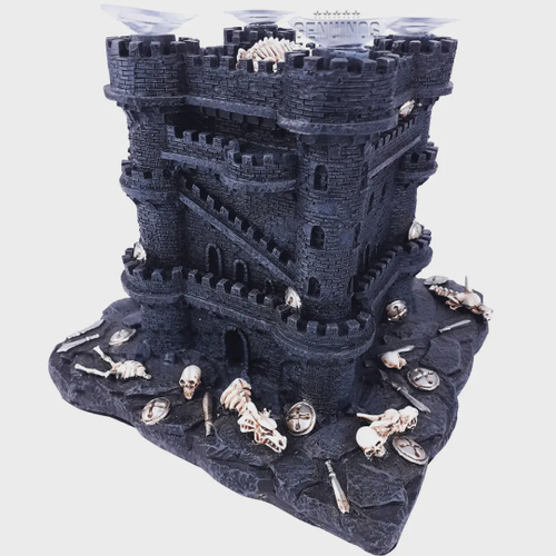 Jogo de Xadrez Tabuleiro de Resina com suporte em Castelo Medieval Luxo  peças de Dragão em Promoção na Americanas