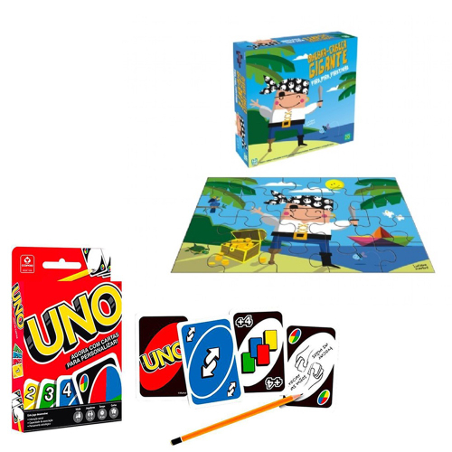 Jogo de Cartas UNO Kit 20