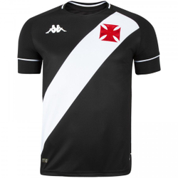 Camisa Kappa Vasco Masc Oficial 1 2020 - s/n Preta Menor preço em Camisa Kappa Vasco Masc Oficial 1 2020 - s/n Preta