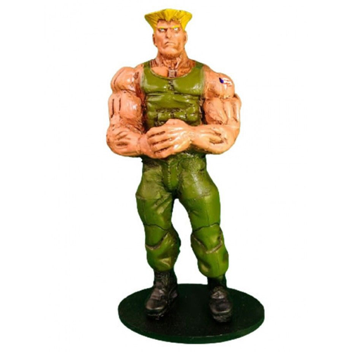 Boneco Guile Street Figther 30cm Capcom Anjo Brinquedos