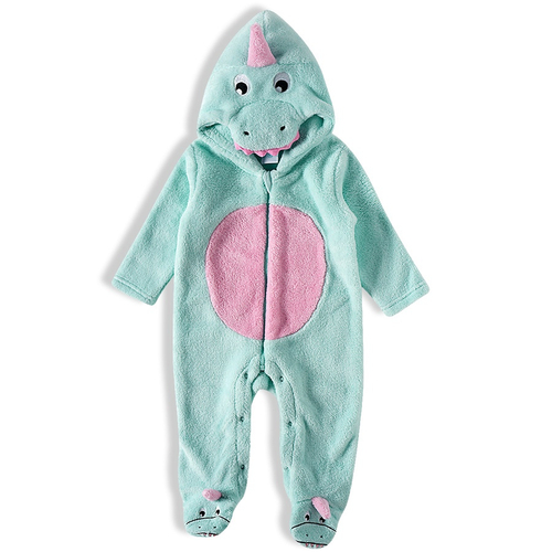 Macacão Pijama Bebê Infantil de Bichinho: Dinossauro (18 Meses