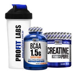 Creatina Pura + Bcaa 1.5G Ganhe Coqueteleira - Profit Labs é boa?