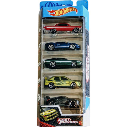 Pack 5 carrinhos Hot Wheels VELOZES E FURIOSOS 2021