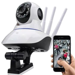 Câmera Ip Sem Fio 360° 3 Antenas HD WiFi RJ45 Visão Noturna Alarme - Luatek é ruim? Câmera Ip Sem Fio 360° 3 Antenas HD WiFi RJ45 Visão Noturna Alarme - Luatek é boa?