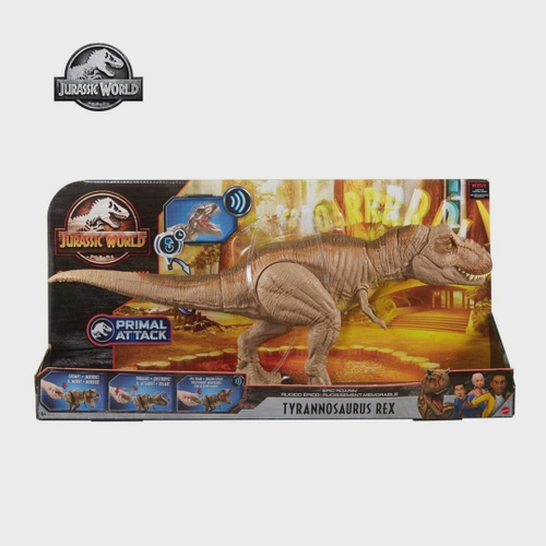 Jurassic World Domínio Ataque e Devore T-Rex Com Som- Mattel