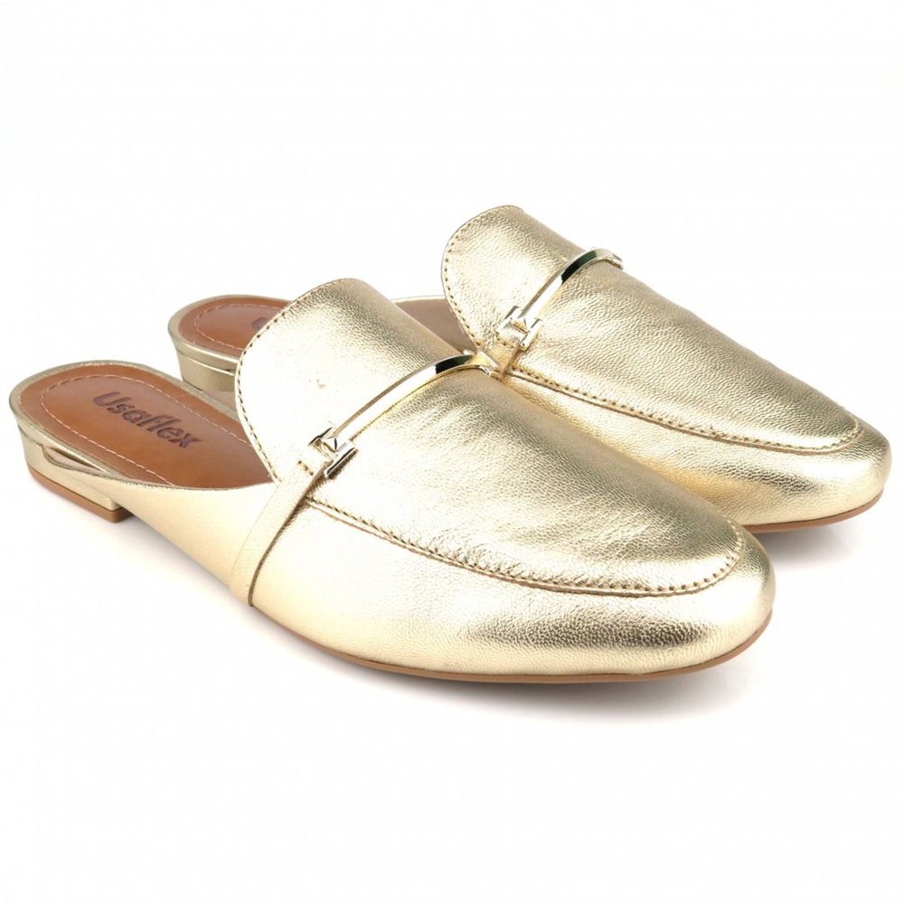 Mule best sale usaflex dourado