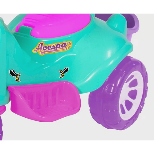 Triciclo Moto Infantil Passeio/Pedal Avespa - Maral Pink