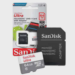 Cartão de Memória 64GB SanDisk Ultra MicroSDHC C10 uhs-i 80MB/s é boa?