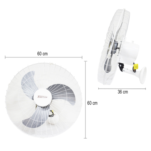 Ventilador Parede 60cm 200W Industrial Turbo Turbão 3 Pás Grade 40 Fios ga  Vitalex Preto na Americanas Empresas