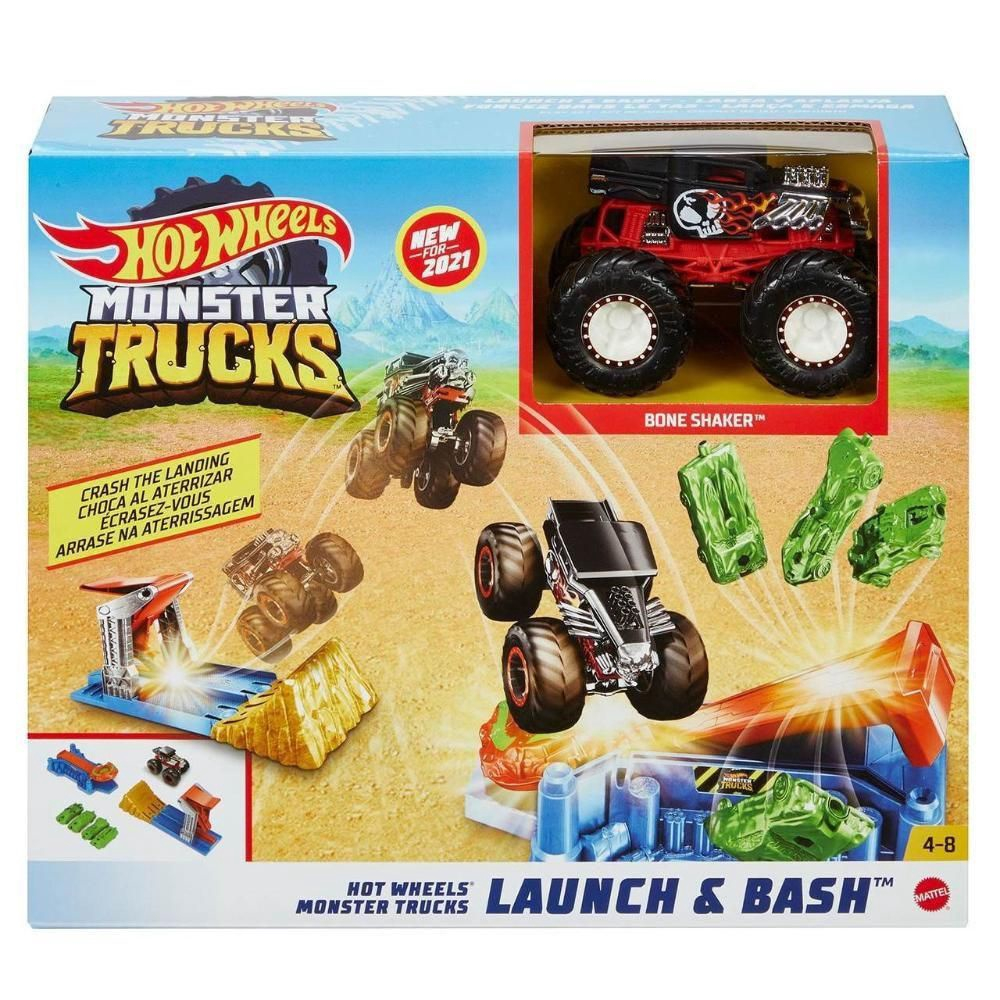 Monster Trucks Conjunto para corrida e corrida Hot Wheels em Promoção na  Americanas