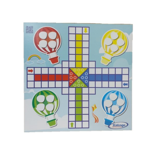 Jogo Ludo Tabuleiro De Mesa Pinos Em Madeira mdf Tradicional