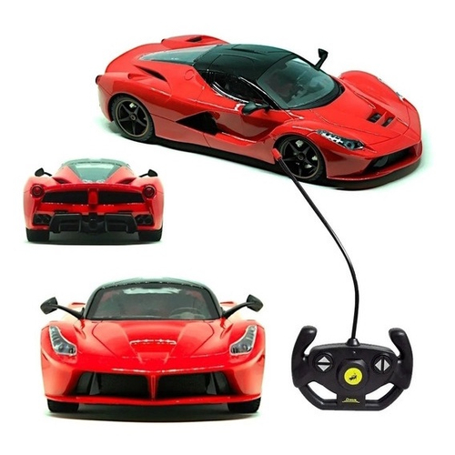 Carrinho de Controle Remoto Sport 4 Funções 1:14 com Luz e Som  Recarregável, DM Toys, DMT4327