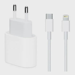 Carregador completo iphone x, 11 e 12 Fonte usb-c 20W + Cabo usb-c Lightning de 1M Menor preço em Carregador completo iphone x, 11 e 12 Fonte usb-c 20W + Cabo usb-c Lightning de 1M