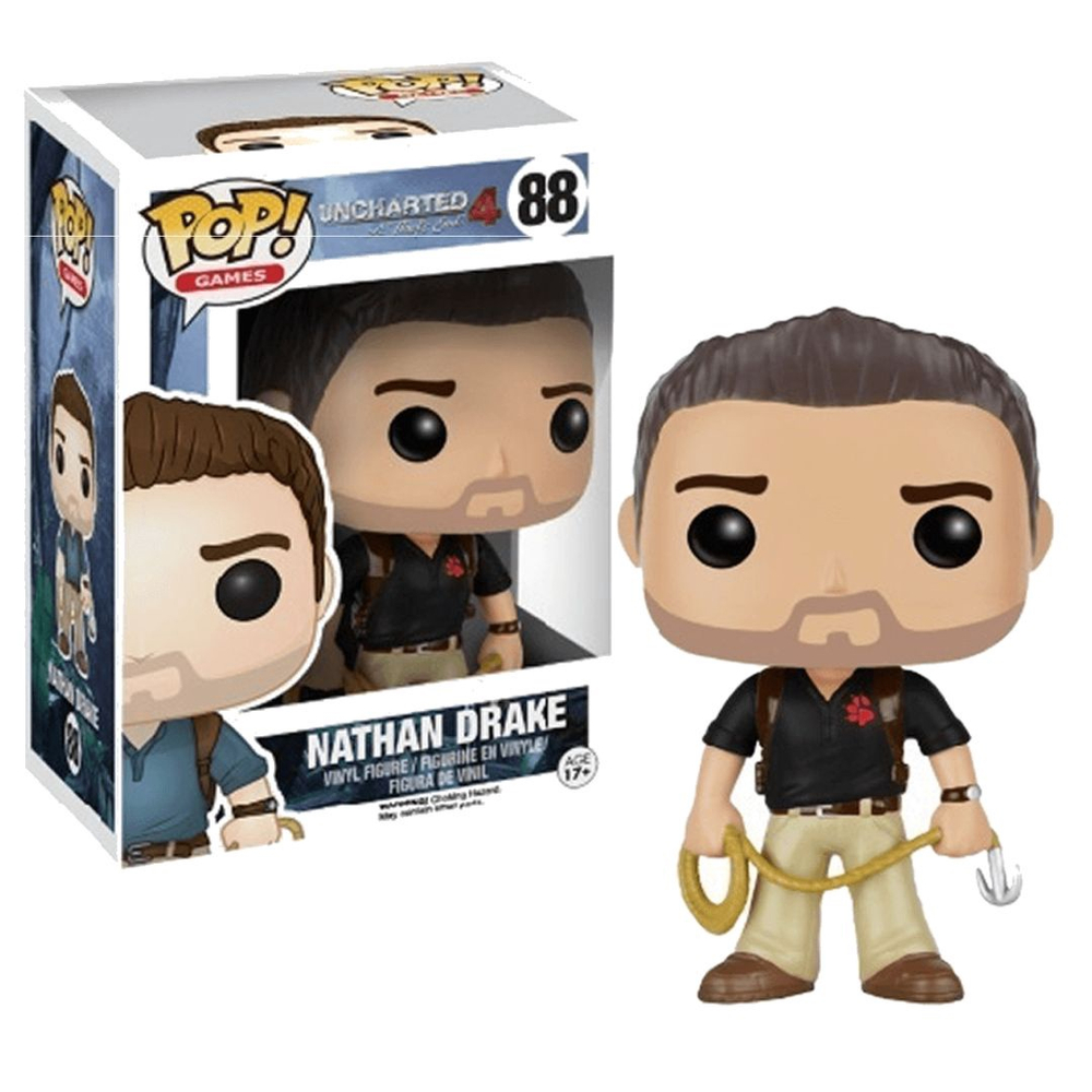 Funko Pop Uncharted 4 Nathan Drake 88 Naugthy Dog Shirt em Promoção na  Americanas