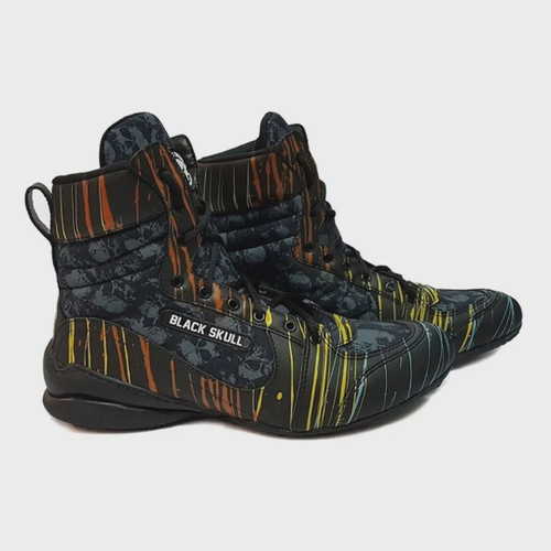 Bota fitness black skull shoes shadow and colors 38 em