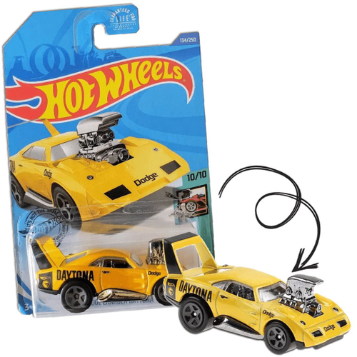 Hot wheels Tooned Dodge Charger Daytona Amarelo Mattel GHD81 | Submarino