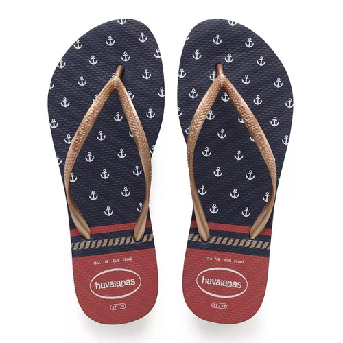 Slim nautical havaianas online