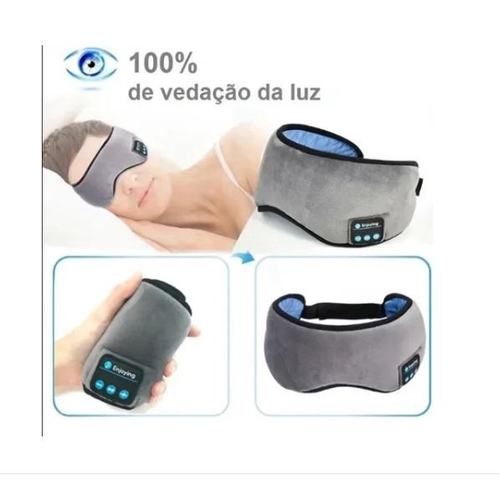 Mascara de Dormir Bluetooth com Fone de Ouvido Tapa Olho Sono Tranquilo  Musica : : Saúde e Bem-Estar