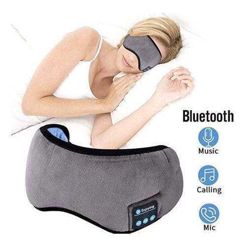 Máscara para Dormir com Fone De Ouvido Bluetooth