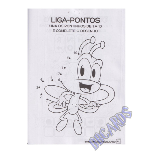 Kit 3 Revista Infantil Picolé Vamos Brincar Passatempos Colorir