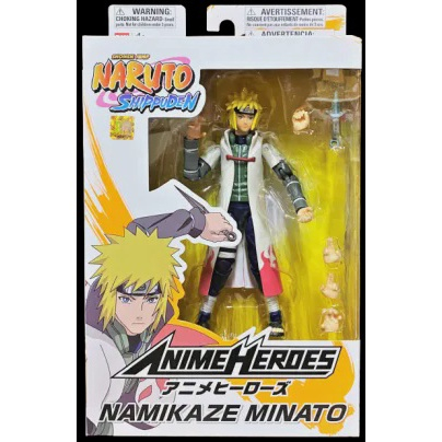 Naruto figura shippuden oversize quarto hokage namikaze minato