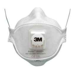 Mascara Aura 3m Pff2 Respirador N95 9322 Com Válvula Menor preço em Mascara Aura 3m Pff2 Respirador N95 9322 Com Válvula