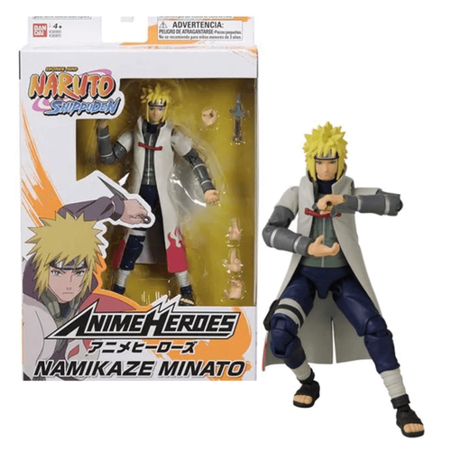 Naruto Action Figure Japonês NOVO Naruto Quarto Hokage Yondaime Namikaze  Minato Kunai Com Couro Brinquedos Para Crianças Brinquedos 18CM Y200811 De  $98,09