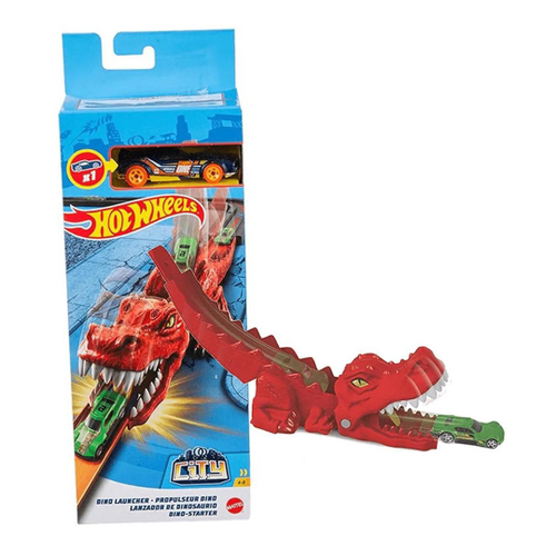 Hot Wheels City Caminhão Transporte Dinossauro T-Rex